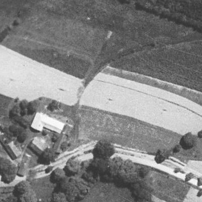 Satelitní snímek z roku 1950
